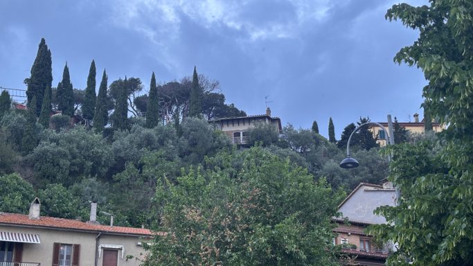 Ausblick in Passignano sul Trasimeno