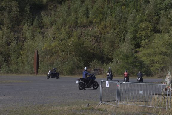 Gruppentraining Motorrad Offroad im Stöffelpark Übunden vorfahren und nachfahren