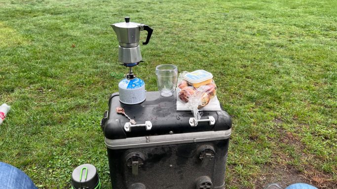 Endurowandern Kaffee Café Frühstück Lifestyle