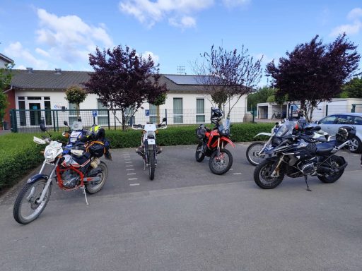 Endurowandern auf dem TET Holland Niederlande Start in Bocholt