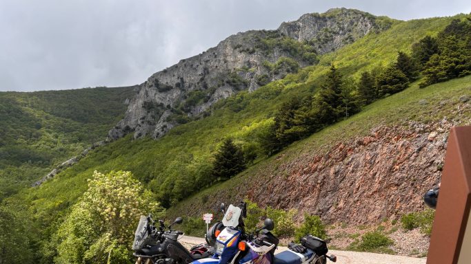 Ausblick in der Nähe des Monte Patri di Nocria