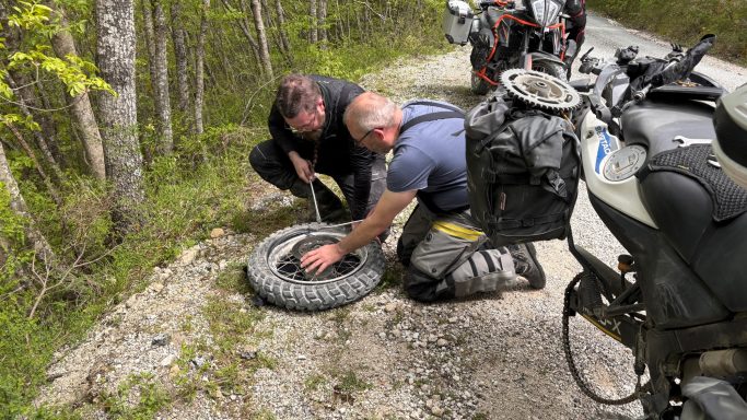 Reifenpannen gehören dazu